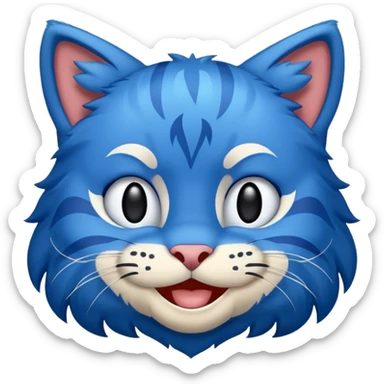 kentucky wildcat as an typical ios emoji sticker