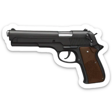 Gun emoji sticker