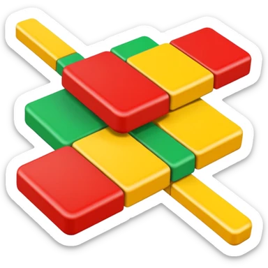 Life Bar Variants (Red = near death, yellow = ok, green = full health) sticker