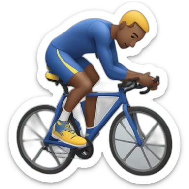 Man doing bicycle crunches sticker