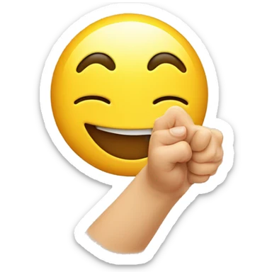 Smily face with okay finger sticker