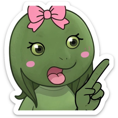 girly character sticking tongue out and showing peace hand sign, meme emoji style, exaggerated expression sticker