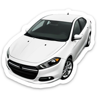 A dodge dart sticker