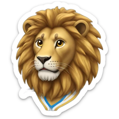 Un lion Le maillot du crb  sticker