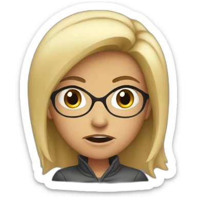 Very angry feminist sticker