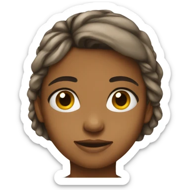 girl side eyeing sticker