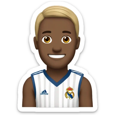 Jugador del real madrid sticker