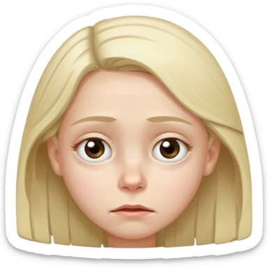 tired female aged 10 emoji sticker