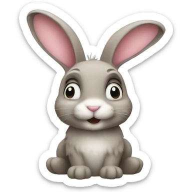bunny  sticker