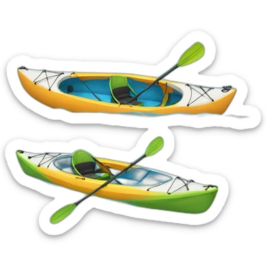 kayak sticker