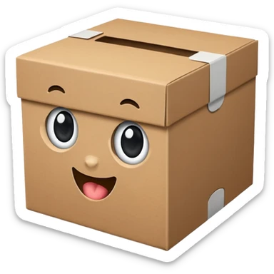 Can u make me an emoji of an box saying YAPPINGBOXRANTSS sticker