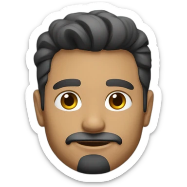 Hombre tirado en mecedora sticker