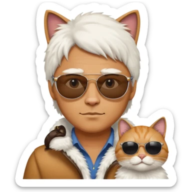 Can you make these emojis one 😎😼 sticker