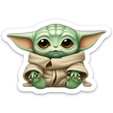 grogu baby yoda sticker