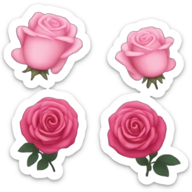 Cœur noir et rose sticker