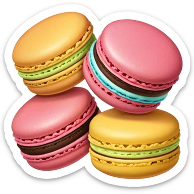 Macaroon sticker