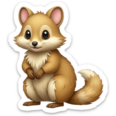 real-life marsupial sticker