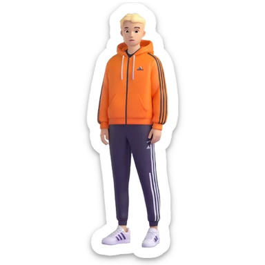 vova adidas sportswear sticker