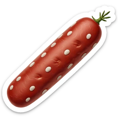 salame piccante (colorazione piu' rosso scuro) sticker