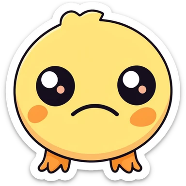 cartoon eye with small crusty booger in the corner, sleepy eye with crusty discharge sticker