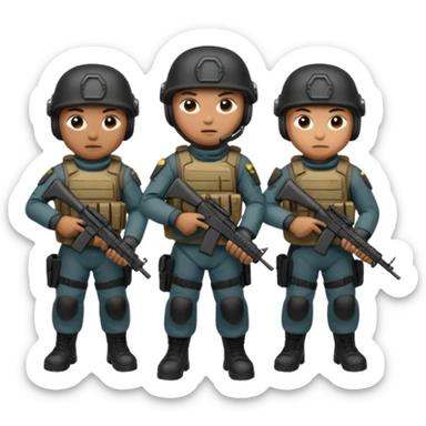 Warzone soldiers sticker