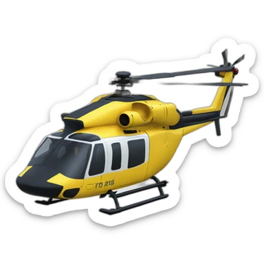 Helicóptero de la tercera escuadrilla españa sticker