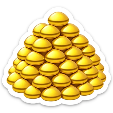 Tons of gold sticker