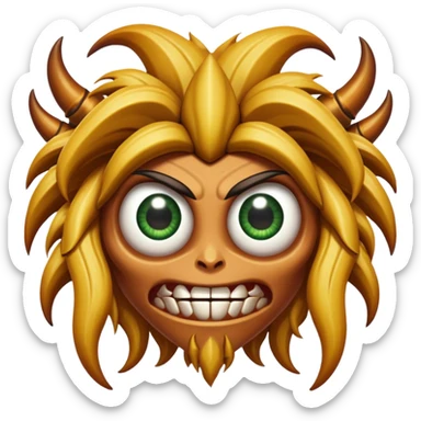 3D, cinematic ultra detailed 32k HD Doom srhoom in pvz 1, brought to life with stunning visual details, each lash, eye, and hair is shown in stunning detail, rich textures, visually rich, so lifelike that it feels like it could leap off the page at any moment sticker