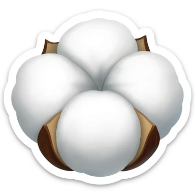 cotton fruit sticker