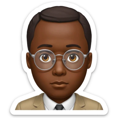 diddy with GLASSES sticker