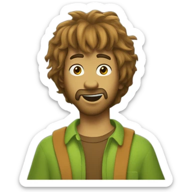 shaggy & scooby doo sticker