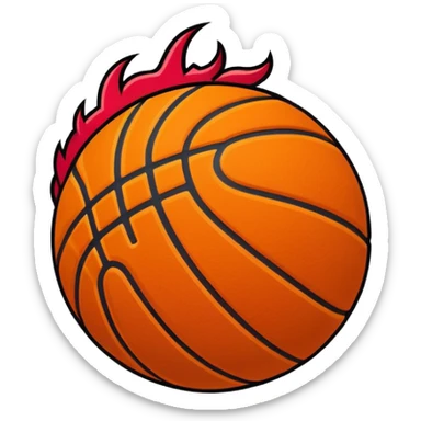 Miami heat logo sticker