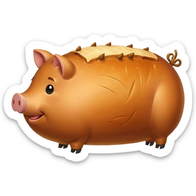 a roasted joint of pork emoji sticker