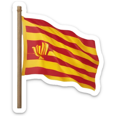 Catalan flag sticker