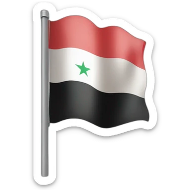 syria flag sticker