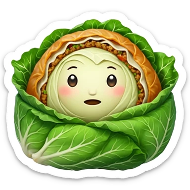 Cabbage roll  with no face sticker