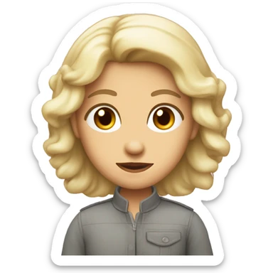 красная малина с листочком  sticker