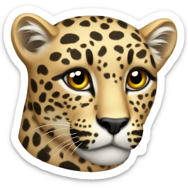 leopard sticker