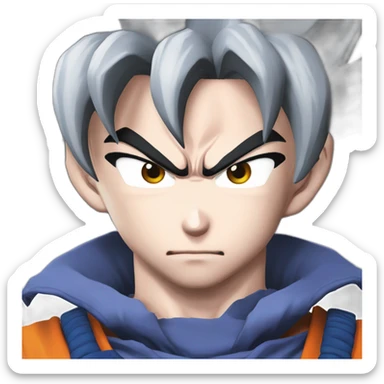 son goku ultra instinct sticker