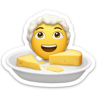 Un breton qui mange du beurre doux  sticker