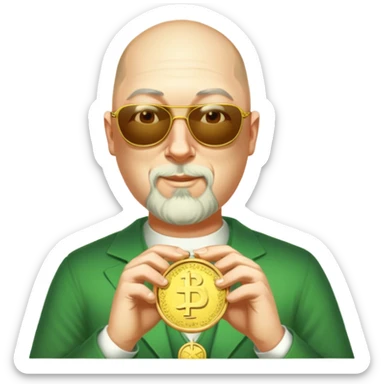 Golden Token sticker