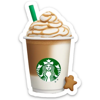 Starbucks gingerbread chai sticker