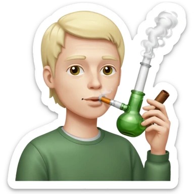 smoking bong sticker