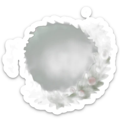 symbolic wreath sticker