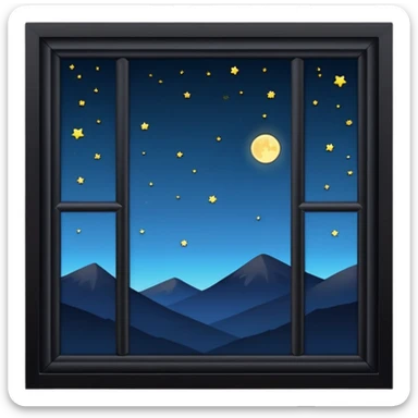 night window sticker