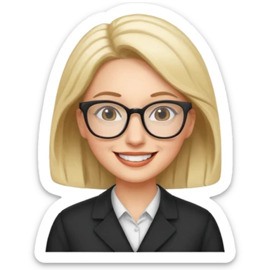 ahora el perfil de la misma profesora sticker