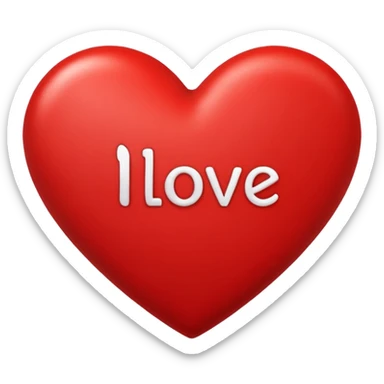 love heart with i love ben  sticker