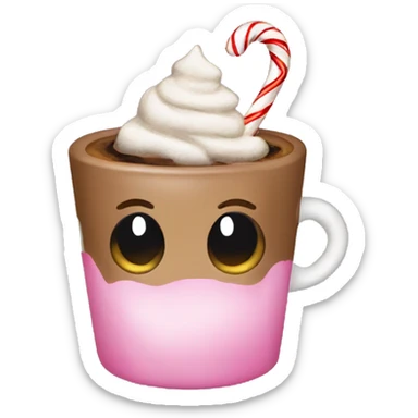 aesthetic Christmas coffe coquette sticker