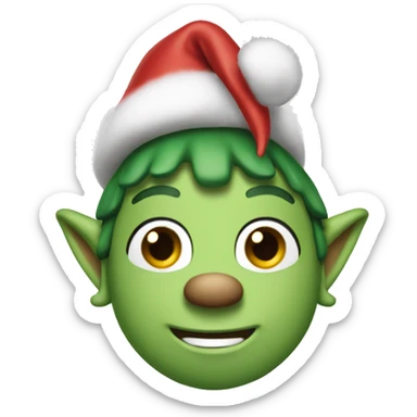 Hermie the elf from Rudolph the red nose reindeer sticker