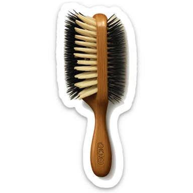 vintage rocco hairbrush sticker